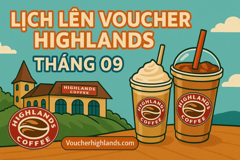 Lịch Ưu Đãi Highlands Coffee tháng 09/2025