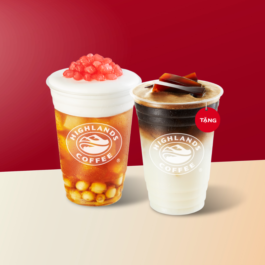 Voucher Highlands mua Freeze/Trà tặng Phindi Hạnh Nhân