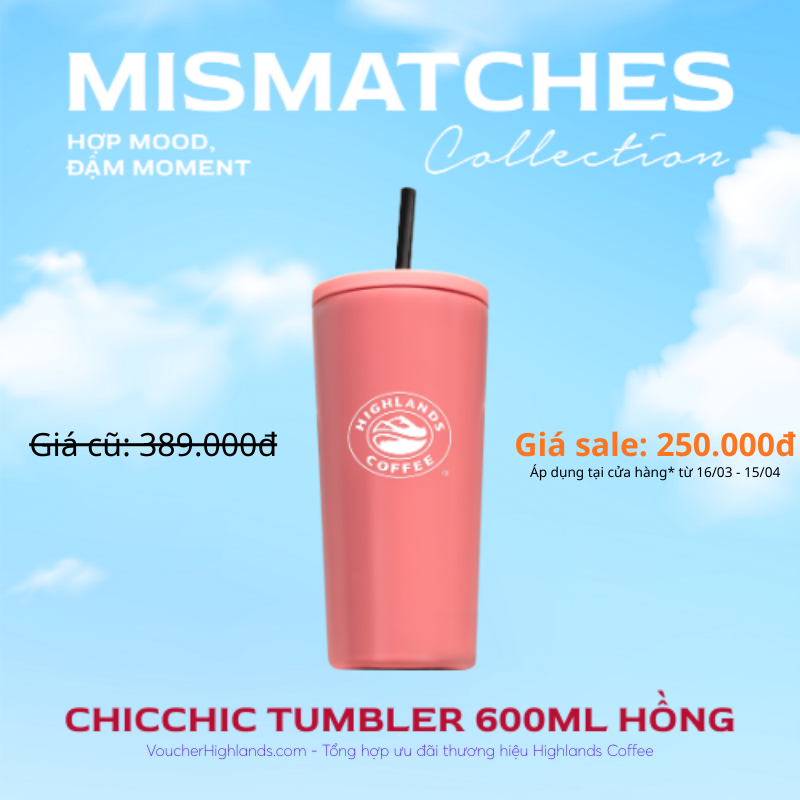 Bình giữ nhiệt ChicChic - Highlands Coffee