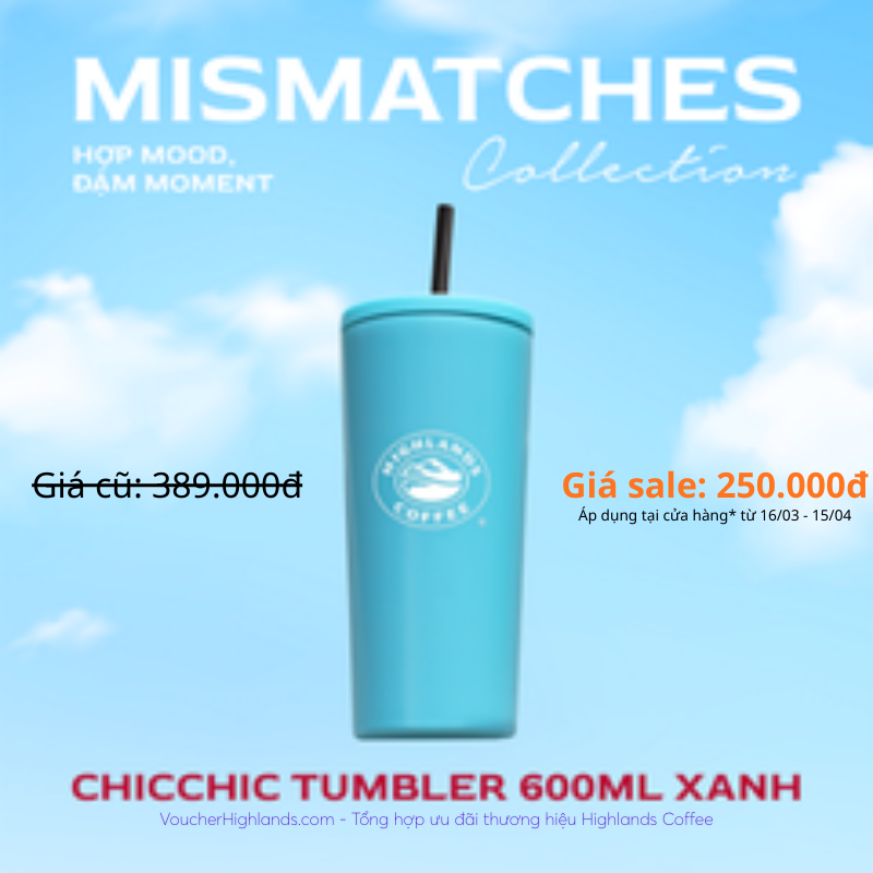 Bình giữ nhiệt ChicChic - Highlands Coffee