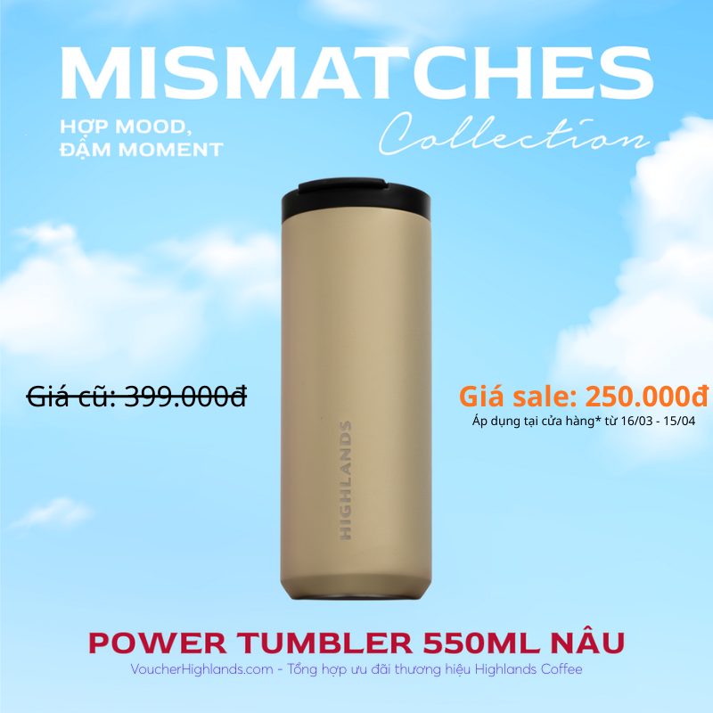 Bình giữ nhiệt Power - Highlands Coffee