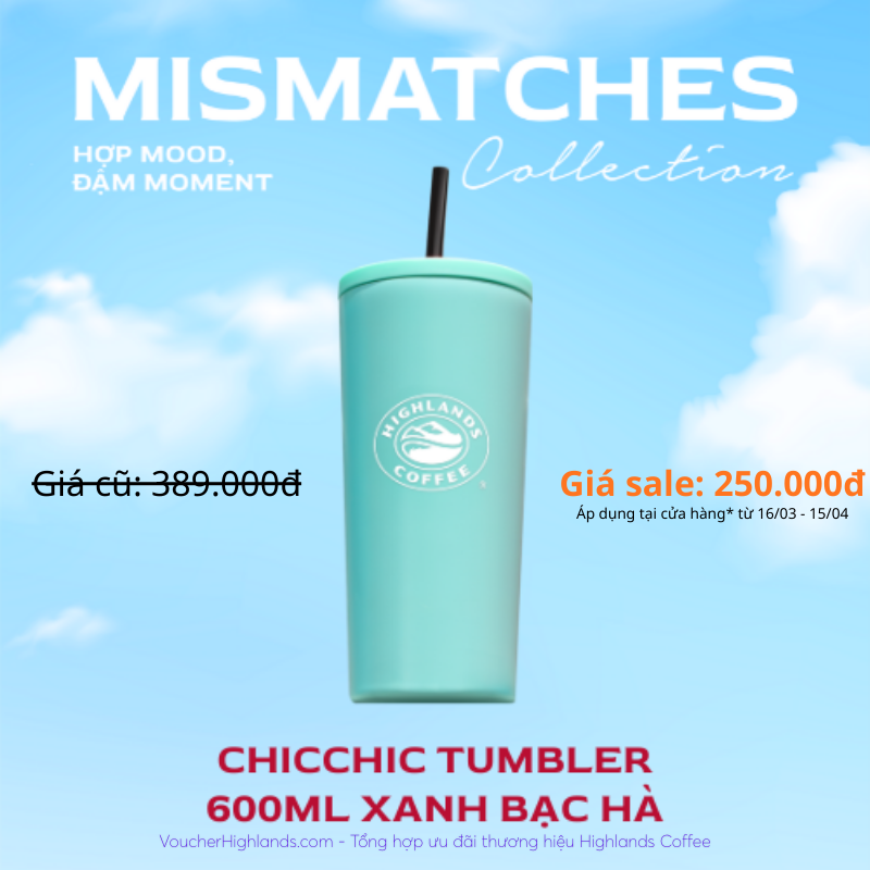 Bình giữ nhiệt ChicChic - Highlands Coffee