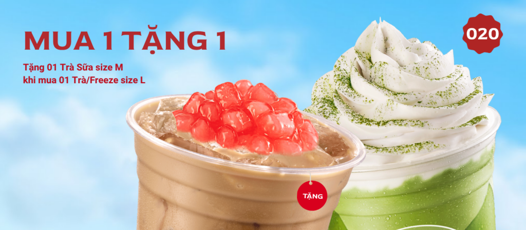 voucher highlands tháng 4 - mua 1 tặng 1