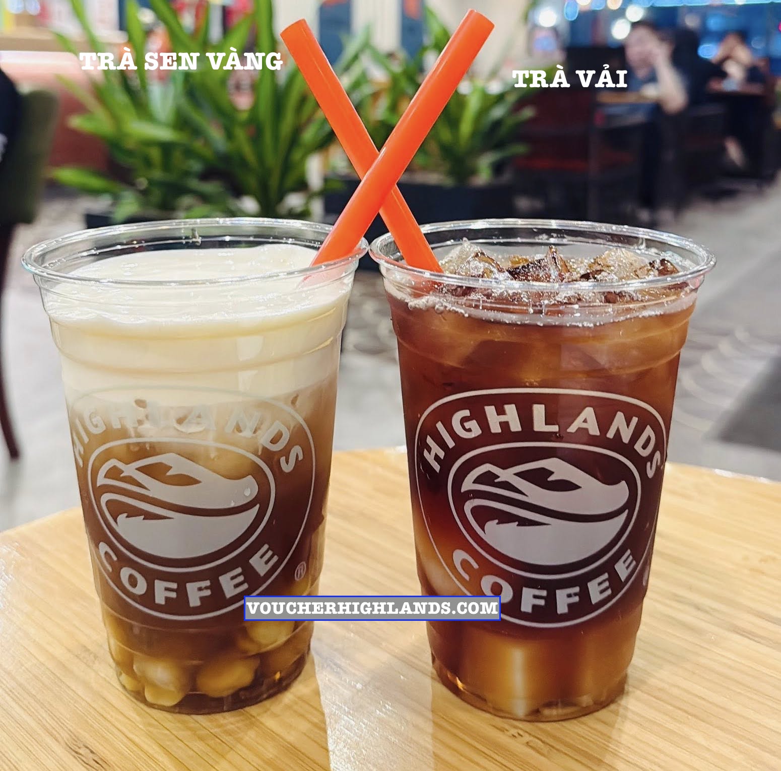 ảnh chụp ly Trà Sen Vàng Highlands