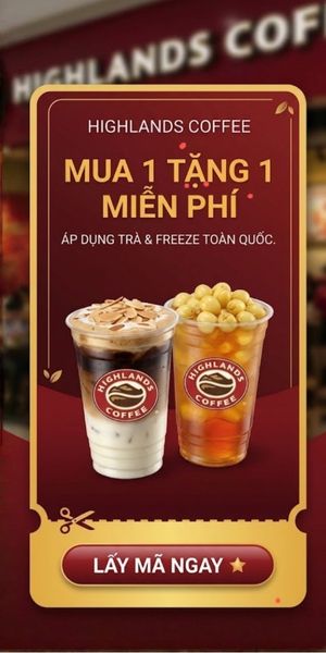 banner phải - nhận voucher highlands