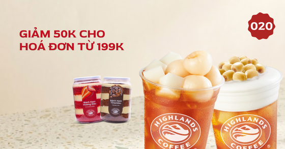 Lịch Săn Voucher Highlands Tháng 06/2026 Mới Nhất – Tổng Hợp Mã Mua 1 Tặng 1, Giảm 50K, Combo 99K 11 Voucher Highlands tháng 06/26 - Giảm 50K/199k
