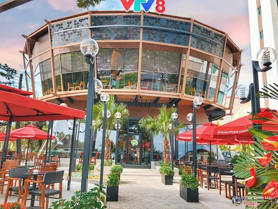 Quán Highlands Coffee đẹp nhất Đà Nẵng - VTV8 Highlands Coffee VTV8