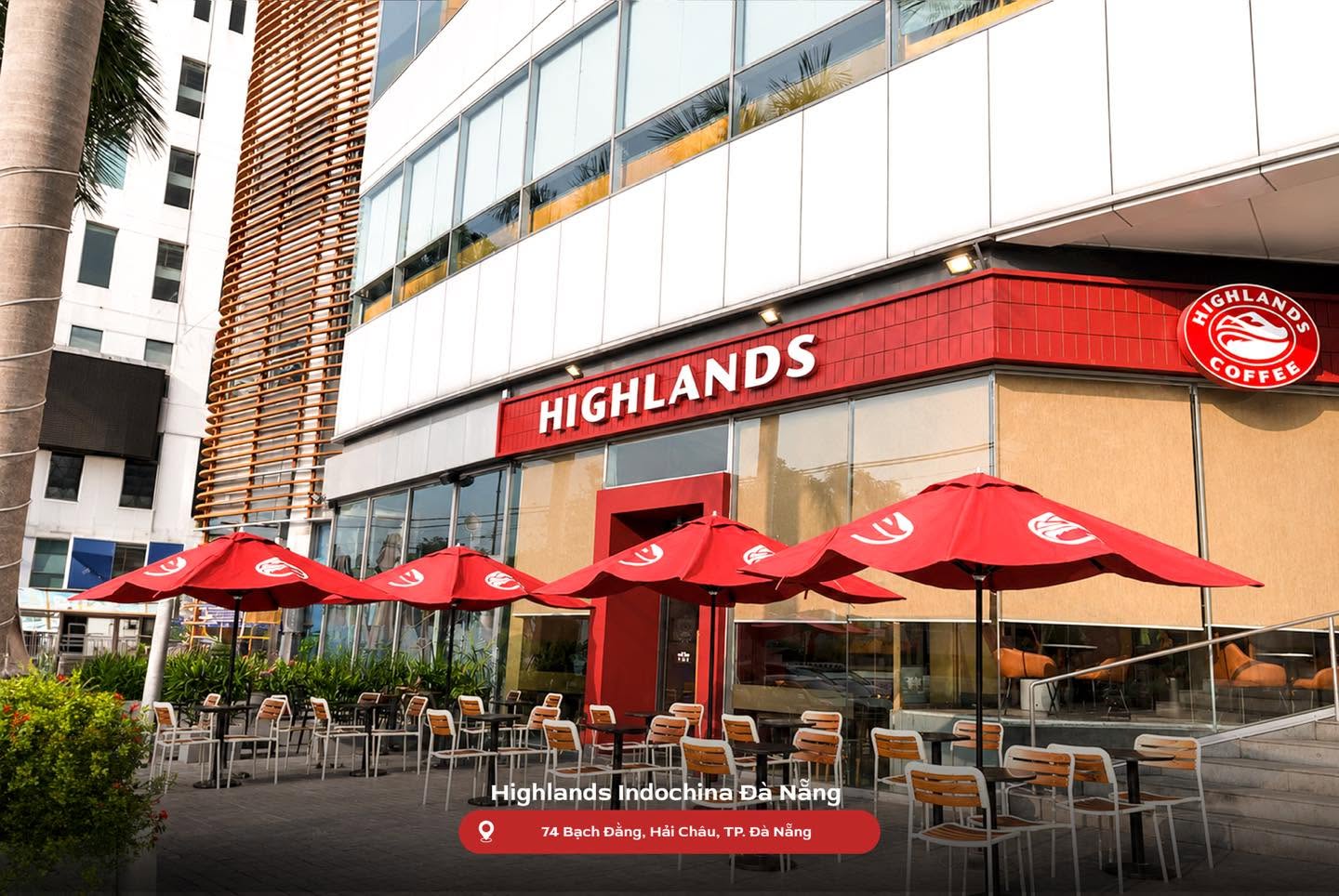 10 Quán Highlands Coffee Đẹp Nhất Đà Nẵng: View Sông Hàn, Biển Mỹ Khê Cực Đỉnh 6 Highlands Coffee Indochina - Đà Nẵng