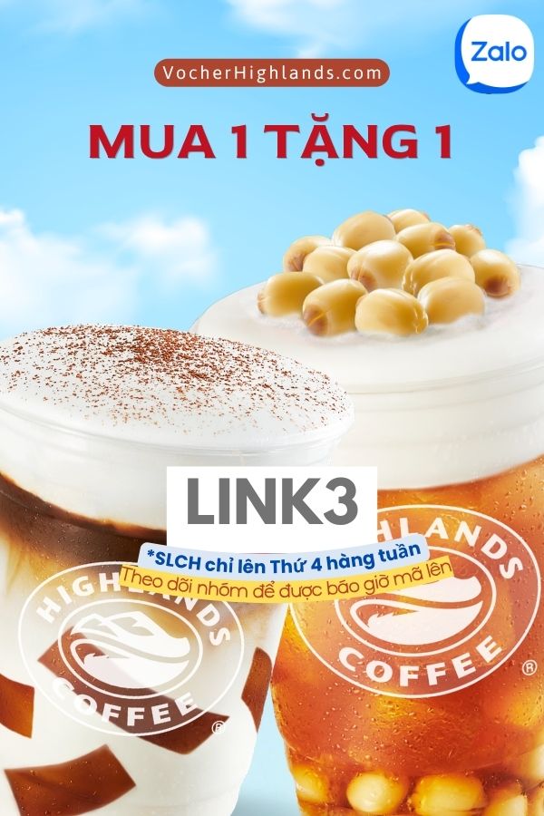 mã highlands mua 1 tặng 1 tháng 07